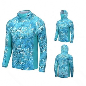 Sudadera con Capucha de Pesca Transpirable e Impermeable con Protección Solar UPF50, Personalizable con Logotipo, Sublimación, Unisex - Product Image 1