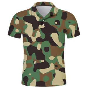 เสื้อเชิ้ตแขนสั้นผู้ชาย ผ้าโพลีเอสเตอร์ถัก ระบายอากาศได้ดี พิมพ์ลายดิจิตอล ป้องกันรอยยับ ใส่สบายๆ - Product Image 3