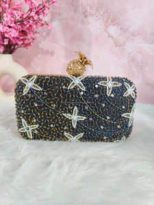 Soirée laiton vadrouille embrayages fait à la main Designer mariage exclusif mariée laiton nacre pochettes par artisanat de luxe - Product Image 4