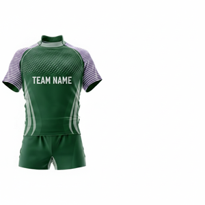 Conjunto de Uniforme de Rugby Sublimado Personalizado, Tejido de Malla Transpirable de Secado Rápido, Ropa Deportiva Unisex para Adultos con Logotipo Personalizado OEM - Product Image 2