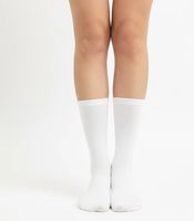 Chaussettes en tricot premium pour hommes, en bambou, confortables, élastiques, durables, pour l'automne, pour diabétiques, usage quotidien décontracté, logo sur le dessous