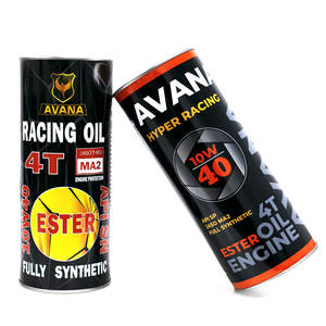 Huile moteur 4T pour moto Huile de base entièrement synthétique SAE 10W-40 SL JASO MA Lubrifiants Avana à protection totale - Product Image 6