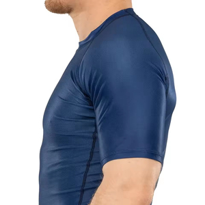 Rashguard MMA en néoprène pour Jiu Jitsu, couleur personnalisée, manches courtes, respirant, séchage rapide, anti-UV pour hommes - Product Image 5
