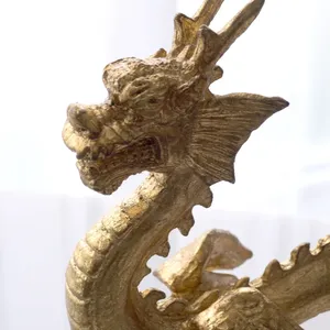 Escultura de Hierro Abstracta de Animales de Primera Calidad, Pieza Decorativa Artística para Interiores, Hogares Modernos, Chapada en Oro, Zahid Exports - Product Image 6