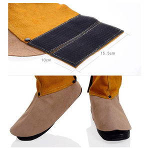 Custom Logo Cowhide Split Leather <b>Welding</b> Shoes Flame Resistant Anti-Cut High Visibility with Custom Color for Welders - Product Image 4