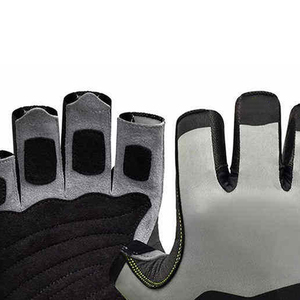 Guantes de Gimnasio Ligeros de Medio Dedo con Malla de Spandex, Antideslizantes, con Acolchado en la Palma, para Entrenamiento con Pesas - Product Image 3