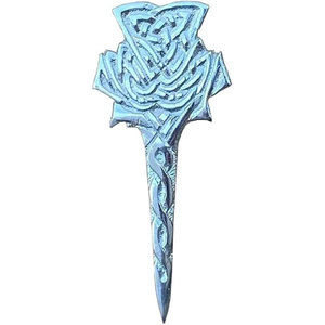Oferta Especial: Pin para Kilt con Diseño Celta de Cardo Grande Escocés de las Tierras Altas, Decorativo Estilo Antiguo, Suministros de Fábrica - Product Image 1