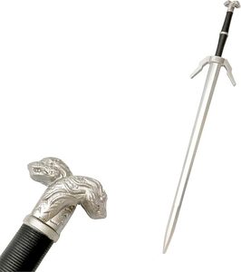 Espada Larga Medieval Occidental de Acero con Alto Contenido de Carbono, Cuchilla Afilada, Venta al Por Mayor OEM, Ideal para Regalo |   Cuchilla de espiga completa con funda - Product Image 4