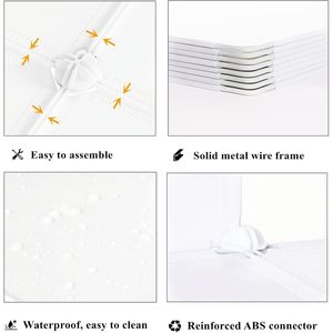Organizzatore di Stoccaggio in Plastica a 12 Cubi Fai-da-Te, Scaffale per Libri, Armadio, Ripiani per Vestiti, Facile Montaggio, Contenitori Cubici - Product Image 5