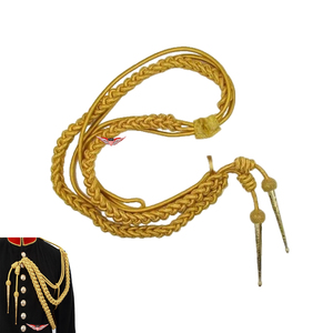 Golden Dress Aiguillette Mylar Aiguillette Cord Soviet Aiguillette Metallic Yarn Garment <b>Accessory</b> - Product Image 5