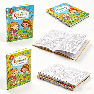 Vente en gros de livres pour enfants personnalisés avec impression couleur et options de marquage de l'auteur - Product Image 1