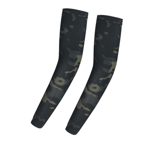 Manchons de bras unisexes pour adultes en Spandex/Polyester de haute qualité, élastiques, respirants, anti-UV, protection thermique, longueur biceps, logo personnalisé - Product Image 1