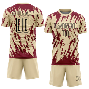 Maillot de football d'équipe personnalisé en gros, dernière conception, imprimé par sublimation, manches courtes, respirant, été, 100 % polyester, séchage rapide - Product Image 2
