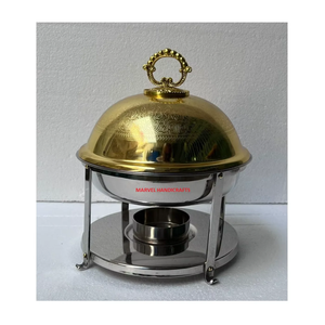 Platos de chaffling para boda, catering, calentador de alimentos de acero inoxidable, vajilla, juegos de utensilios de cocina, plato de chaffishing, gran oferta - Product Image 3