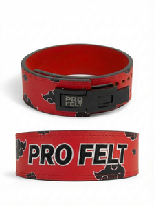 เข็มขัดยกน้ำหนักแบบปรับได้ ทนทาน สวยงาม สำหรับการออกกำลังกายและเพาเวอร์ลิฟติ้ง ยี่ห้อสั่งทำพิเศษ พร้อมหัวเข็มขัดแบบลูกบิด - Product Image 5