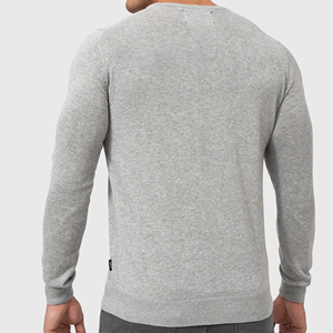 Men's Knit Pullover Crew Neck <b>Sweater</b> Loose Fit Fleece Crewneck Sweatshirt - Product Image 6