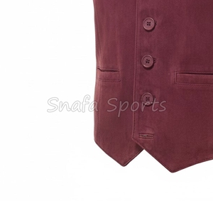 เสื้อกั๊กหนังสำหรับผู้ชายเสื้อกั๊กหนังสำหรับใส่ด้านนอกสำหรับฤดูหนาวเสื้อกั๊กหนังสไตล์กลางแจ้งใส่สบายทันสมัย - Product Image 4