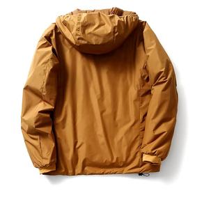 Veste en toile de polyester pour homme, nouveau design, hiver, extérieur, respirante, course à pied, randonnée, pluie, légère, imperméable, à capuche, coupe-vent - Product Image 6