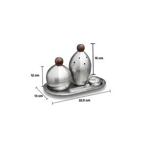 Quemador de incienso de metal minimalista de lujo con diseño árabe, soporte para incienso Oud con bandeja y pinzas, diseño de bola para decoración del hogar en el Medio Oriente. - Product Image 6