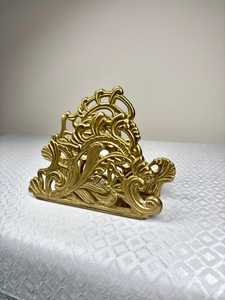ที่วางกระดาษเช็ดปากโลหะสีทองแบบคลาสสิกทำด้วยมือ – ที่ใส่กระดาษทิชชูสำหรับตกแต่งโต๊ะในโรงแรมและร้านอาหาร - Product Image 5