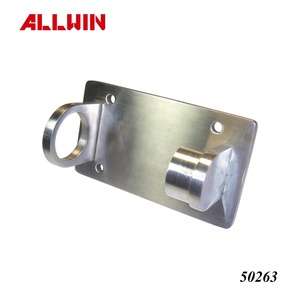 Support de balustrade en acier inoxydable de style moderne pour hôtels, utilisation pour balustrades et rampes, avec support de poteau central et de marche. - Product Image 2