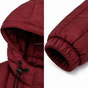 Chaqueta Acolchada con Cierre Completo para Hombre, Ligera, Cálida, Informal, para Invierno, para Actividades al Aire Libre, Aislante, Fabricante OEM ODM - Product Image 4