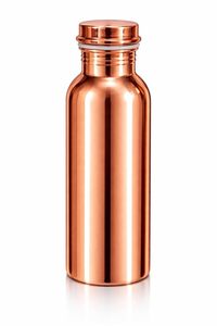 Pure <b>Copper</b> Water <b>Bottle</b> for <b>Drinking</b> Water Ayurvedic Leakproof <b>Bottle</b> for Home Office Gym - Product Image 4