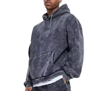 Conjunto Deportivo de 2 Piezas para Hombre, Verano 2026, Personalizable al por Mayor, Sudadera con Capucha y Pantalones de Poliéster/Algodón de Secado Rápido - Product Image 3