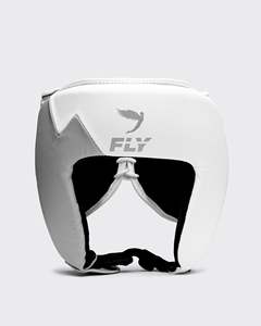 Protector de Cabeza Profesional para Entrenamiento de Boxeo, Color Blanco y Gris, con Logotipo Personalizado, Protector de Cabeza Abierto para Kickboxing, para Adultos - Product Image 5