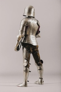Disfraz de Caballero de Acero para Hombre, Armadura Medieval para Cosplay, Traje de Guerrero Gótico, Atuendo de Batalla |   El Mejor Regalo ANAS AHMAD - Product Image 2