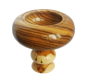 Elegant Design Salad Food Fruit <b>Bowl</b> Premium Quality Large Size Wooden and Enamel <b>Dessert</b> Chocolate Food Server-ware - Product Image 1