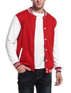 Veste de baseball pour homme à col montant, logo sur le devant, coupe-vent, matelassée, streetwear d'hiver - Product Image 3