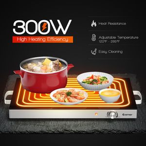 22 X 14 Inch Electric <b>Warming</b> <b>Tray</b> Hot Plate Dish Warmer with Adjustable Temperature for Holding & <b>Warming</b> Equipment - Product Image 4