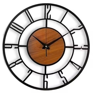 High On Demand <b>Golden</b> Metal <b>Wall</b> <b>Clock</b> Round Abstract Geometric Design Quartz Analog Silent Living Room Hanging <b>Clock</b> - Product Image 3