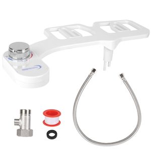 Accesorio de bidé mecánico con doble boquilla para inodoro, pulverizador de agua fresca no eléctrico para higiene femenina - Product Image 1