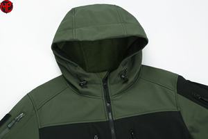 เสื้อแจ็คเก็ตตกปลาผู้ชายคุณภาพสูง โลโก้สั่งทำได้ สีพื้น ผ้าทนทาน สำหรับฤดูหนาว สไตล์ไฮสตรีท สภาพใหม่ ขายส่ง ปรับแต่งได้ - Product Image 2