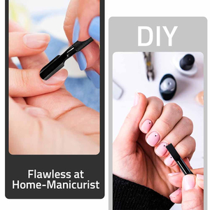 Herramienta para el Cuidado de las Uñas, Empujador de Cutículas de Acero Inoxidable, Empujador de Cutículas de Calidad Profesional para Salón de Belleza - Product Image 2