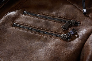 Nueva Chaqueta de Cuero para Hombre de Invierno, Chaqueta de Cuero PU de Moda para Motociclistas, Chaqueta de Cuero con Cierre y Bolsillos, Chaquetas de Moda - Product Image 4