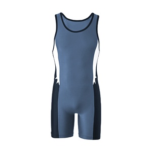 Combinaison de lutte ajustée pour homme, colorée, en spandex et polyester extensible, vêtements de sport pour adultes, sur mesure, haute qualité, unisexe - Product Image 1