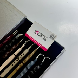 Pince à épiler GETUP BROSONS IMPEX anti-magnétique de précision, en acier inoxydable, revêtement en poudre, couleur personnalisée, longueur 10 mm - Product Image 5