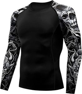 เสื้อรัดกล้ามเนื้อสำหรับผู้ชาย ออกกำลังกาย ฟิตเนส แรชการ์ด ชุดกีฬา - Product Image 2