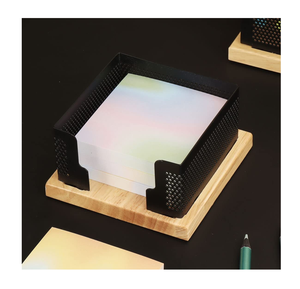 Metal Wood <b>Memo</b> Notepad Holder office desk holder manufacture top quality <b>memo</b> <b>pad</b> holder - Product Image 1