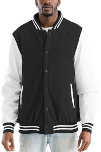 Stylish Fashionable <b>Men</b> Raglan Long Sleeve Casual Varsity <b>Jacket</b> High Quality Cotton Bomber Baseball Plus Size <b>Men's</b> - Product Image 5
