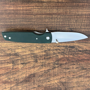 Cuchillo Utilitario para Exteriores con Mango de Micarta Verde y Acero Inoxidable, Cuchillo Hecho a Mano con Mango de Acero Resistente - Product Image 6