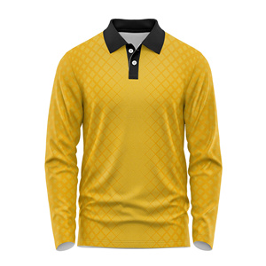 Chemise polo à manches longues pour homme, tissu polyester respirant, style décontracté, chemises de pêche, vente en gros, fabricant de vêtements avec logo personnalisé - Product Image 5