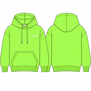 Wholesale 100% Cotton Men's Pullover <b>Hoodie</b> Custom Dropped Shoulder Casual Style <b>Oversized</b> Streetwear Pullover Hoodies for Men - Product Image 2