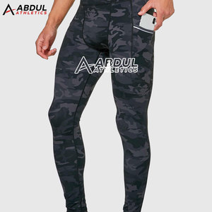 Men Gym <b>Compression</b> <b>Leggings</b> Stretch Fit Running Training Workout Performance <b>Compression</b> <b>Leggings</b> - Product Image 5