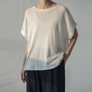 เสื้อยืดแขนสั้นผ้าป่านผสมฝ้าย ระบายอากาศได้ดี สำหรับฤดูร้อน - Product Image 5