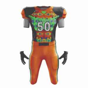 Vêtements de sport Summit Peak, tissu de qualité supérieure, durabilité longue durée, impression, uniforme de football américain - Product Image 5