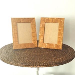 Modern Handmade Solid Wood Photo <b>Frame</b> Clean Tabletop Display for Home Office Living Room Contemporary Minimal Decor Style - Product Image 3